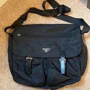 Authentic Prada Vela Sport nylon messenger bag